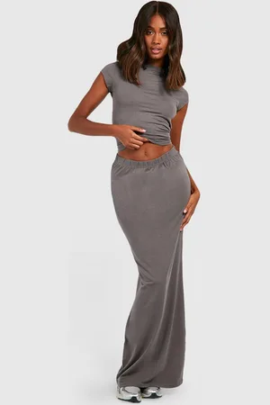 Boohoo Jupe Longue Premium Extra Douce