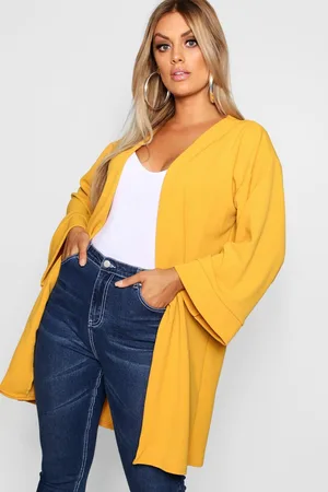 Boohoo Grande Taille,Manteau Ample À Manches Kimono