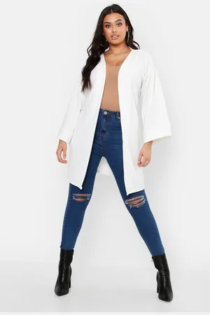 Boohoo Grande Taille,Manteau Ample À Manches Kimono