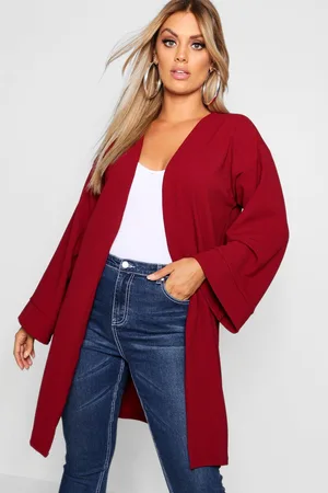 Boohoo Grande Taille,Manteau Ample À Manches Kimono