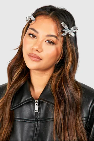 Boohoo Pinces À Pendentif Cœur Argentées,Gris