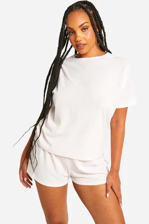 Boohoo Grande Taille,Ensemble De Pyjama Avec T