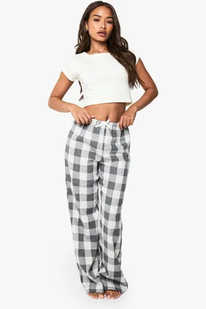 Boohoo Ensemble De Pyjama À Carreaux Et Manches Courtes