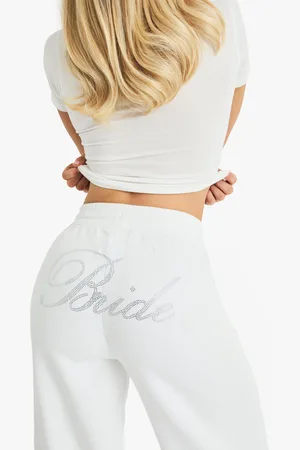 Boohoo Jogging Droit À Strass