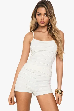 Boohoo Short Texturé À Volants