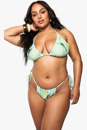Boohoo Grande Taille,Bikini Oversize À Imprimé Papillon