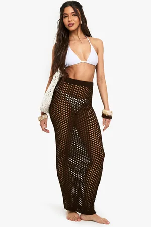 Boohoo Jupe Longue De Plage En Crochet