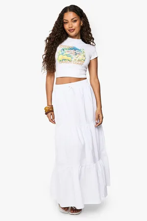 Boohoo Jupe Longue À Empiècements Tissés