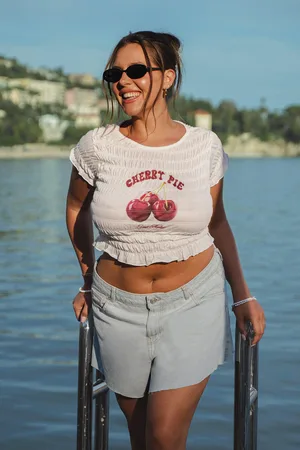 Boohoo Grande Taille,Top Froncé À Manches Longues