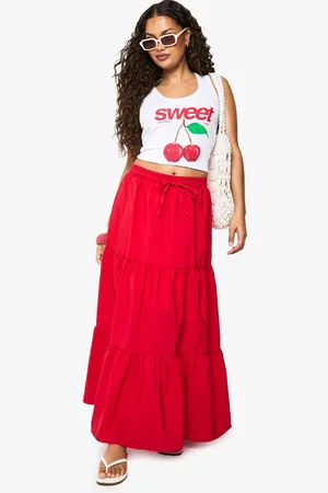 Boohoo Jupe Longue À Empiècements Tissés