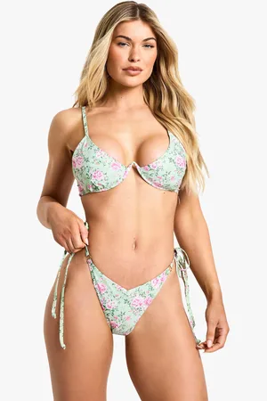 Boohoo Bikini Fleuri À Armatures