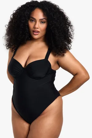 Boohoo Grande Taille,Maillot De Bain Basique