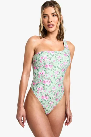 Boohoo Maillot De Bain Asymétrique Fleuri