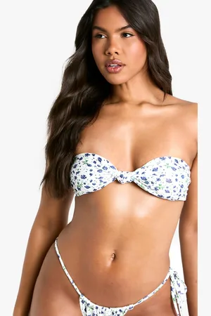 Boohoo Haut De Maillot Bandeau Fleuri