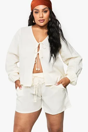 Boohoo Grande Taille,Ensemble De Plage À Attaches