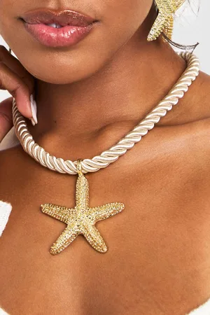 Boohoo Collier En Corde Texturée À Imprimé Étoile