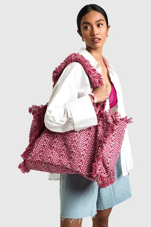 Boohoo Sac De Plage Oversize À Franges