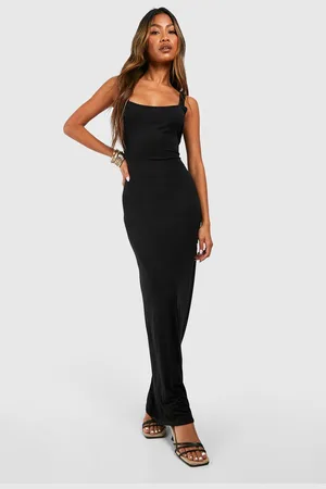 Boohoo Robe Longue À Col Carré
