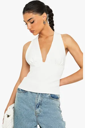 Boohoo Top Bustier Tissé