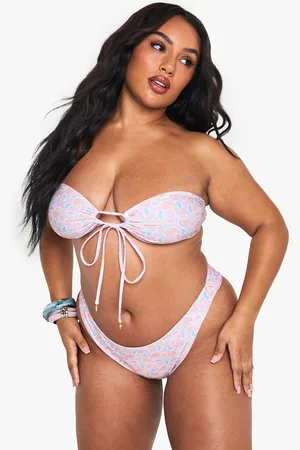 Boohoo Grande Taille,Culotte Taille Haute À Imprimé Coquillages
