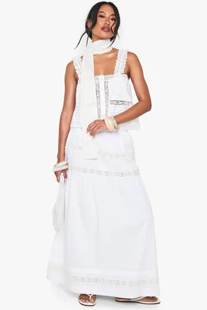 Boohoo Jupe Longue En Dentelle