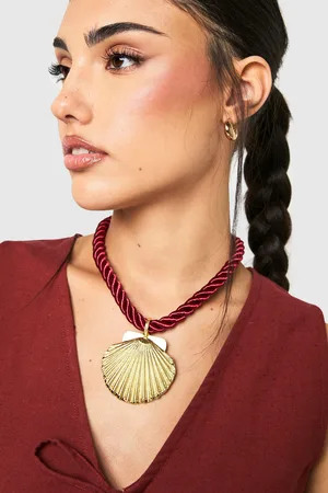 Boohoo Collier En Corde À Imprimé Coquillages