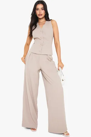 Boohoo "Tall",Pantalon Large Plissé