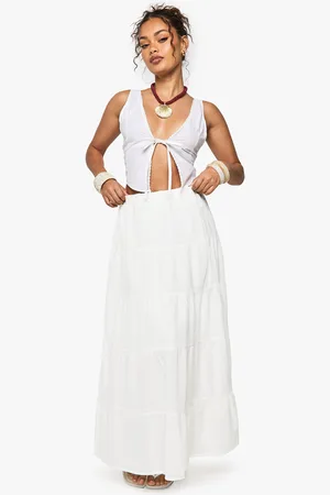 Boohoo Jupe Longue Tissée