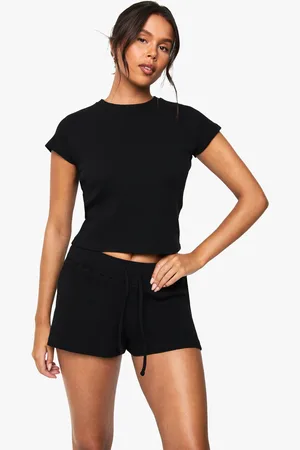 Boohoo Short De Running Noué En Tissu Gaufré