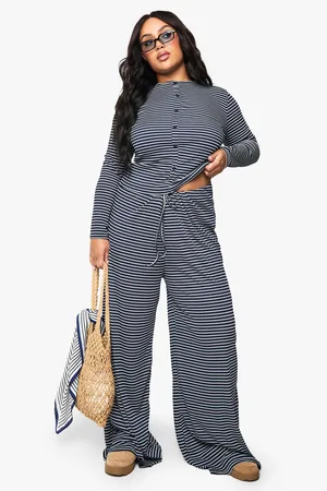 Boohoo Grande Taille,Pantalon À Cordon De Serrage
