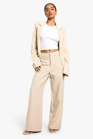 Boohoo "Petite",Pantalon Large Texturé