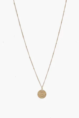 Boohoo Collier Doré À Pendentif Compas