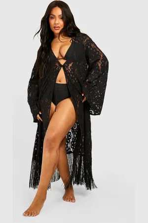 Boohoo Grande Taille,Robe De Plage En Crochet