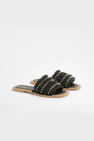 Boohoo Sandales Cloutées,Pointure Large