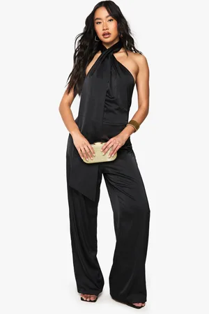 Boohoo Combinaison Satinée À Imprimé Bandana