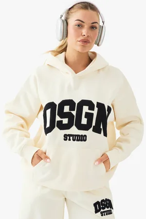 Boohoo Sweat À Capuche Oversize À Slogan Dsgn Studio