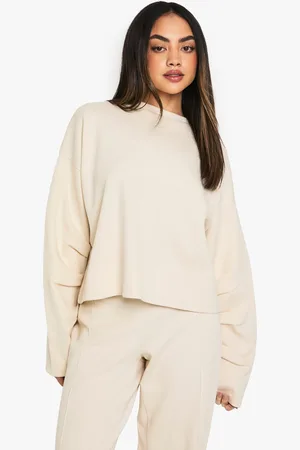 Boohoo Sweat À Surpiqûres À Manches Plissées
