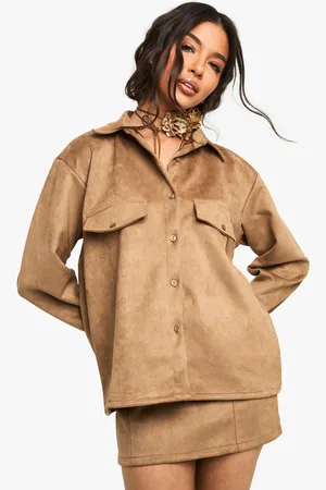Boohoo Chemise Oversize Effen Synthétique
