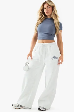 Boohoo Jogging Droit À Slogan Dsgn Studio