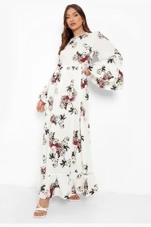 Boohoo Robe Longue À Volants
