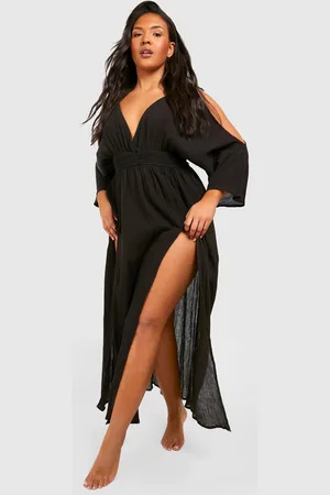 Boohoo Grande Taille,Robe De Plage Longue