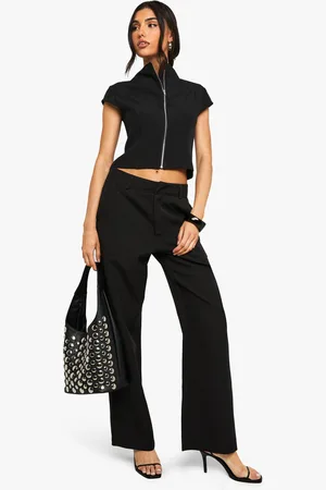 Boohoo Pantalon Droit Slim