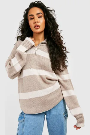 Boohoo Pull À Col Zippé