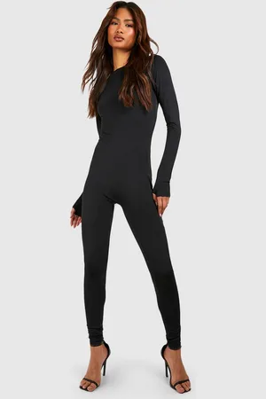 Boohoo "Tall",Combinaison Premium Effet Mat À Manches Longues