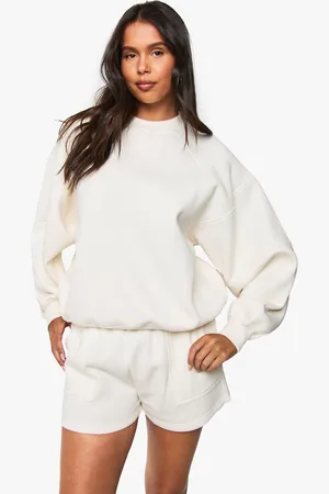 Boohoo Survêtement Avec Short À Manches Bouffantes