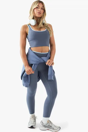 Boohoo Legging Taille Haute À Slogan