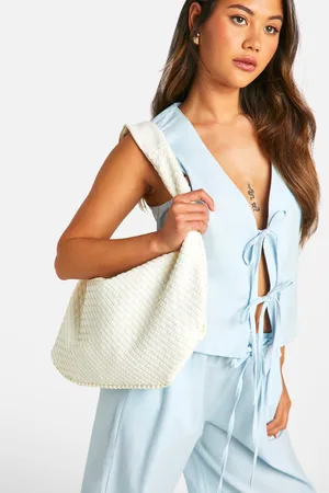 Boohoo Tote Bag Ample Tissé