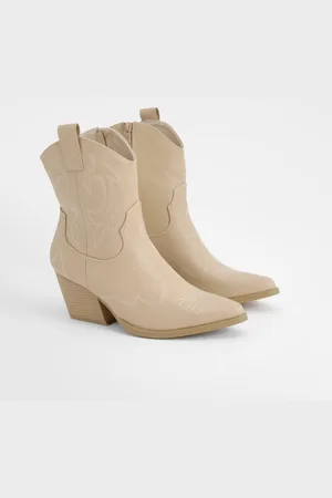 Boohoo Santiags À Coutures Apparentes