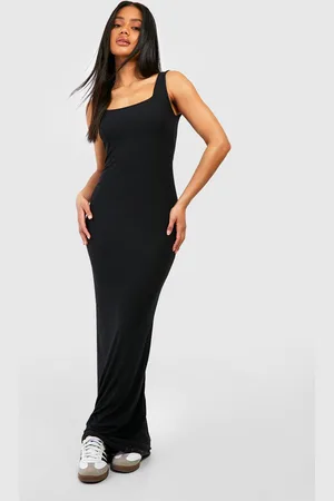 Boohoo Robe Longue Douce À Col Carré