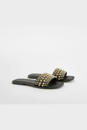 Boohoo Mules Cloutées,Pointure Large
